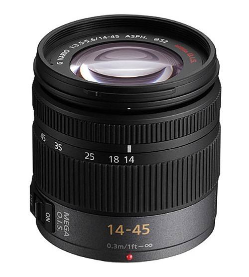 Panasonic Lumix G Vario 14-45mm f/3.5-5.6 ASPH MEGA O.I.S (H-FS014045) (Promo Cashback Rp 250.000)